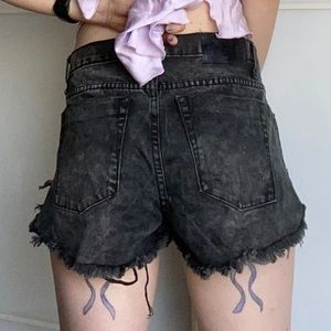 One teaspoon bandit frayed high waisted jean short